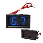 Woltomierz DC 4-30V w obudowie - 0,56' - LED niebieski