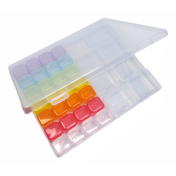 Storage organizer 8 bins + 28 containers - Locking box