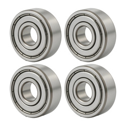4x Łożysko Kulkowe 8x22x7 Typ 608ZZ Oś 8 mm do Zastosowań Technicznych