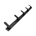 Self-adhesive Wall Hanger 5 Hooks - Loft Black