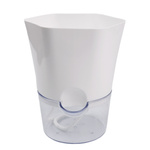 HEKS Self Watering Pot - 11cm - Plastic White Pot