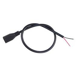 Gniazdo Micro USB "B" z przewodem 30cm - kabel zasilający