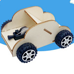 Plywood car - spring drive - DIY car - Wooden Educational Toy