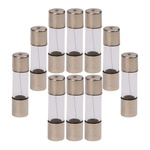 Glass fuse - 2A - tubular - fusible - 10pcs
