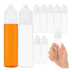 Gorilla 60ml Plastic Bottle with Soft Applicator for Oil Dispensing - Set of 10