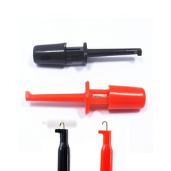 Chwytak pomiarowy - 40mm czerwony - haczyk do elektroniki - Sonda testowa