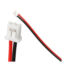 Gniazdo Micro JST z przewodem 120mm - 2 PIN raster 1.25 - MCX - żeński (female)