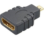 Adapter HDMI na Micro HDMI - wtyki GOLD - FULL HD