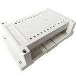 Universal housing 145x90x40mm for electronics with ventilation - for DIN rail