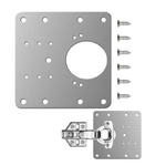 Hinge Support Plate - 90x90mm - 0.7mm Sheet - For Hinge Renovation