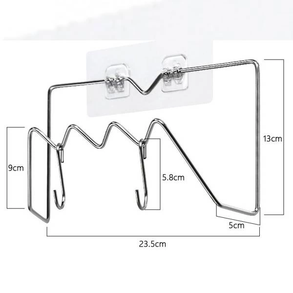 Wieszak na pokrywki - mocowanie