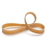 Modeling rubber - ring 145mm x 3mm - with silicone - brown