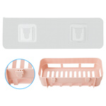 Universal Hanger - 6x18.5cm - double U-bracket 90mm - self-adhesive holder