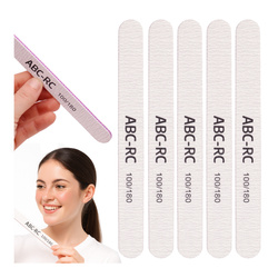Pilnik ABC-RC Prosty 100/180 Do Paznokci Średnioziarnisty 5szt