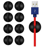 Cable organizer - 28x15mm -10pcs - adhesive clip - single cable holder