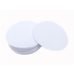 Self-adhesive Velcro for fixing - 60mm circle - white - 5pcs - adhesive tape