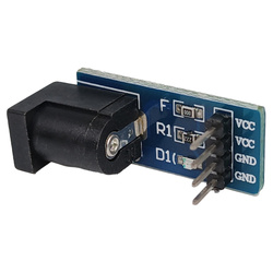 DC 2.1/5.5mm socket for contact board with LED - power socket for contact board