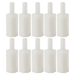 Dystans 10mm M3 - 10 szt - Słupek Z/W , Kolumna Poliamidowa