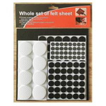 Felt pads for furniture - chairs - Set of 125 pcs - self-adhesive