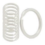 Spring ring for key ring - 30mm x10pcs - flat - Key ring