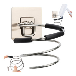 Hair dryer holder - stainless steel - Wall hanger