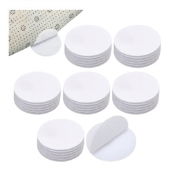 6x Rzep Samoprzylepny do Mocowania Kółko 50mm Biały Taśma z Klejem Zestaw