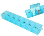 Weekly medicine container - Box with 7 compartments - Organizer