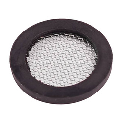 Rubber gasket with 24mm flat filter - Filter for washing machine hose - shower