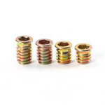 Wood double-threaded coupler M5x10mm - 10pcs - Furniture tab - Screw - Nut