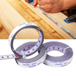Self-adhesive metal tape - 1 meter - white - measuring tape - tape measure