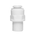 Quick connector for water - straight - 1/4" 6.5mm plug, 12mm thread - hose connector - osmosis