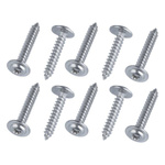 Washer screw 3.0x12mm - Sheet metal screw - 10 pcs - flat head - PWA1.7X4X5