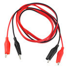 Measuring cables 100cm - 4x crocodile 35mm - cable with crocodiles