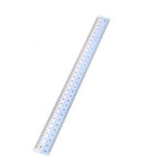 Plastic ruler 30cm 12 inches - soft transparent ruler