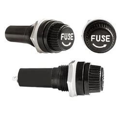 Socket for 5x20mm glass fuse - FUSE - mounting to housing