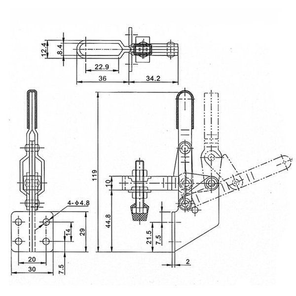 ścisk szybko-mocujący