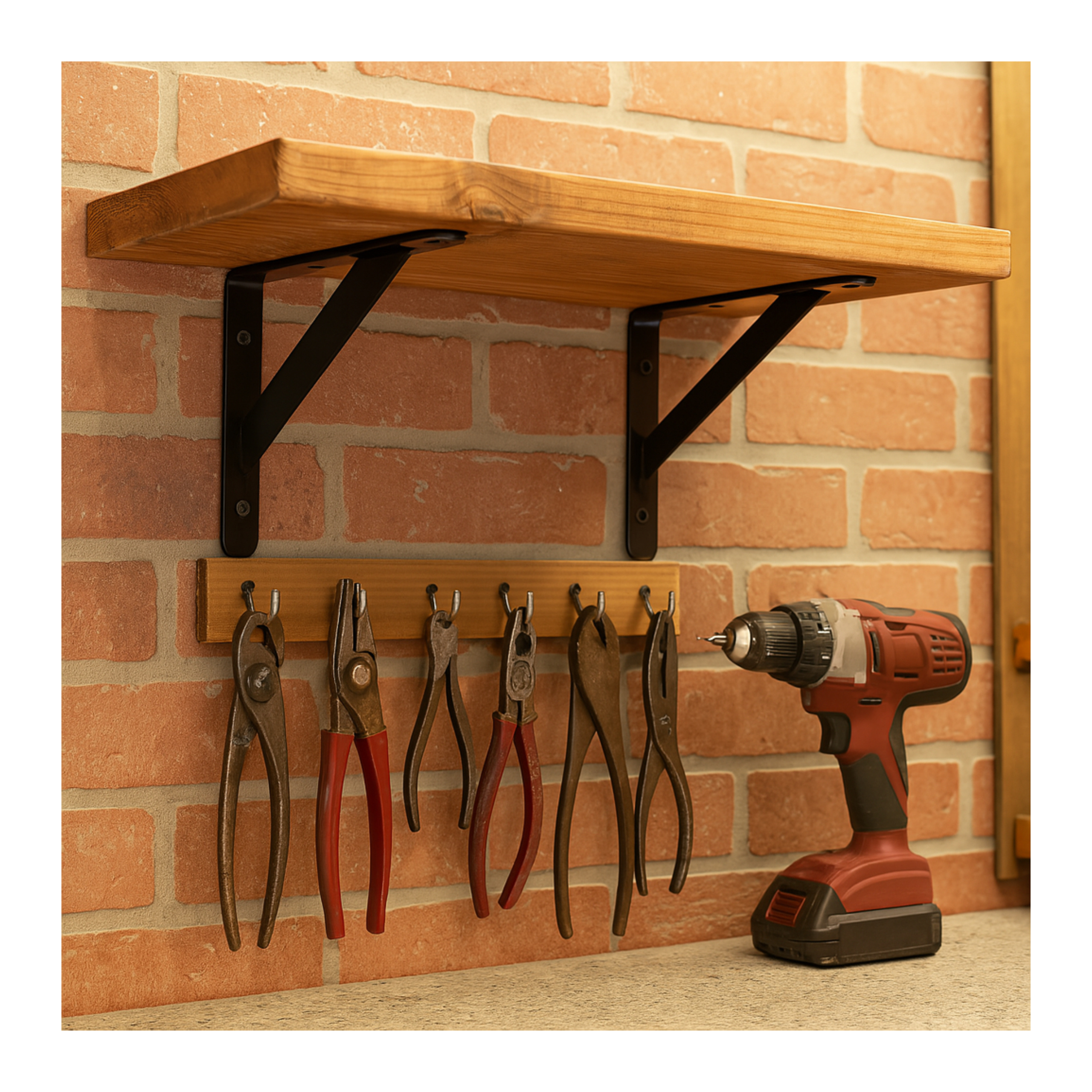 Wspornik pod półkę – widok konstrukcji