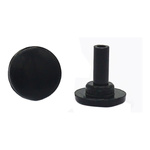 Secondsecond cap - Black 6mm - Clock mechanism secondsecond - 10pcs