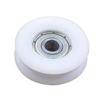 Slotted Guide Wheel OB V Axle 5mm Bearing Roller 625ZZ - Jezdna