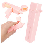 Assistant for contactless door opening - pink - portable elevator button