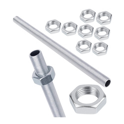 Nypel - Rurka gwintowana M10x200mm z gwintem do lamp i oświetlenia