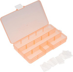 Organizer 15 compartments 175x100x22mm - orange - trinket container
