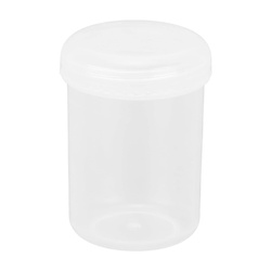Plastic Tube Container - 32x54mm - Transparent Tight Organizer - Lockable