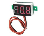 DC voltmeter 6-30V - 0.36' - LED red - without case