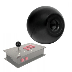 Ball Handle Knob M10*1.5 32mm Plastic Thread Black Bakelite Ball