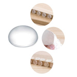 Self-adhesive Furniture Shock Absorbers 8x1.5mm Bumper Transparent 100pcs