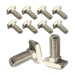 T hammer bolt - M6 x 14mm - 10pcs. - keyway - for aluminum profiles 3030 - T-Bold