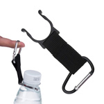 Water bottle holder with carabiner - 25mm buckle - EDC