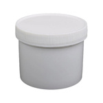 PP Screw-On Container - 250ml - White - Round