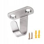 Ceiling hook - top hook 33mm silver - Hanger for small items - Holder